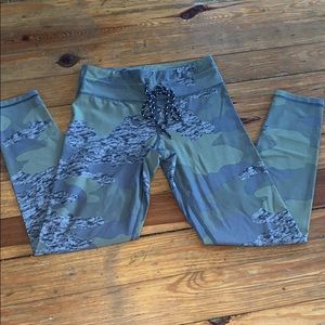 Aerie Drawstring Camo Leggings